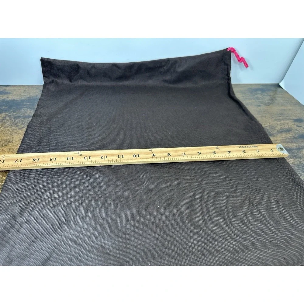 Kate Spade Large Brown Dust Bag Purse Travel Protection Drawstring 19.5x17